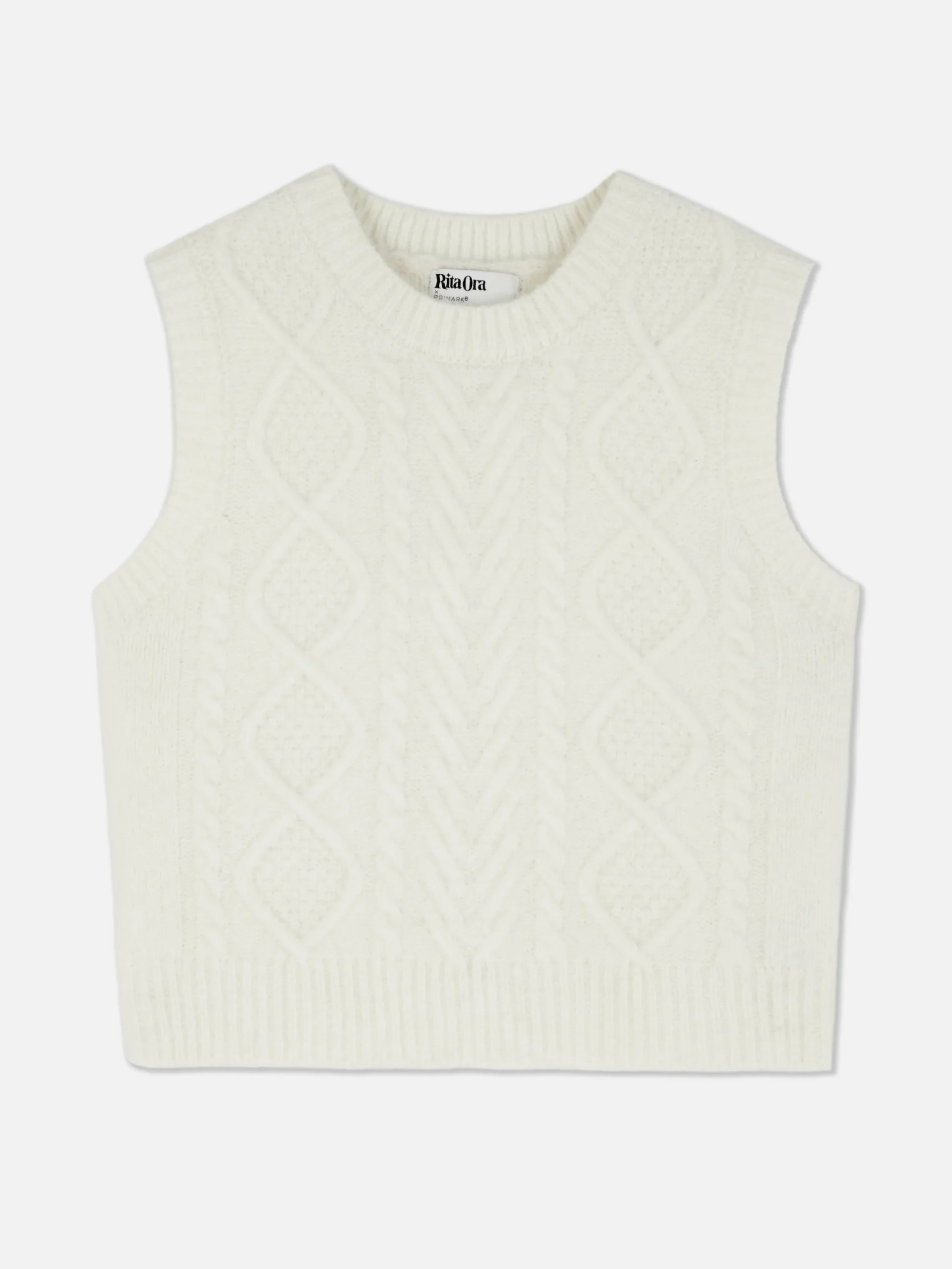 Débardeur En Maille Torsadée Rita Ora