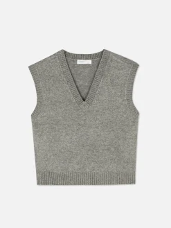 Débardeur Tricoté à Col En V