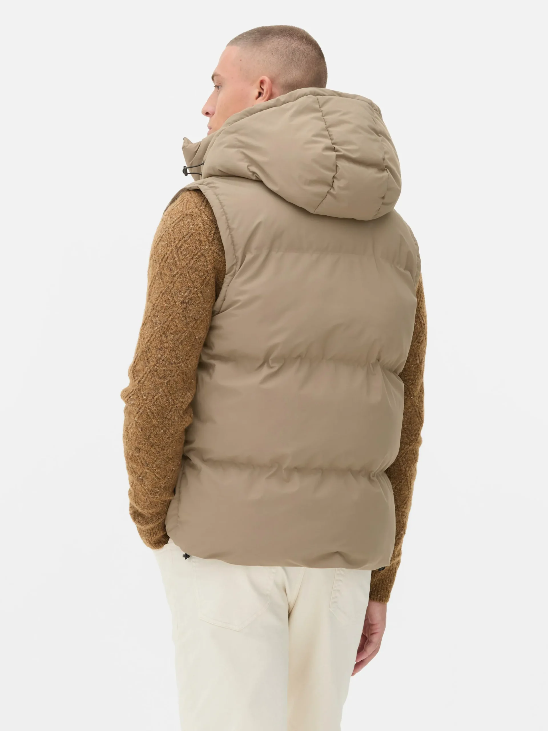 Doudoune Sans Manches à Capuche