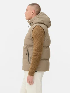 Doudoune Sans Manches à Capuche