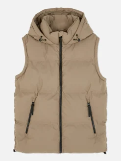 Doudoune Sans Manches à Capuche