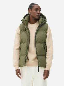 Doudoune Sans Manches à Capuche