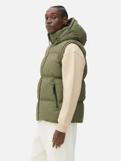 Doudoune Sans Manches à Capuche