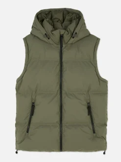 Doudoune Sans Manches à Capuche