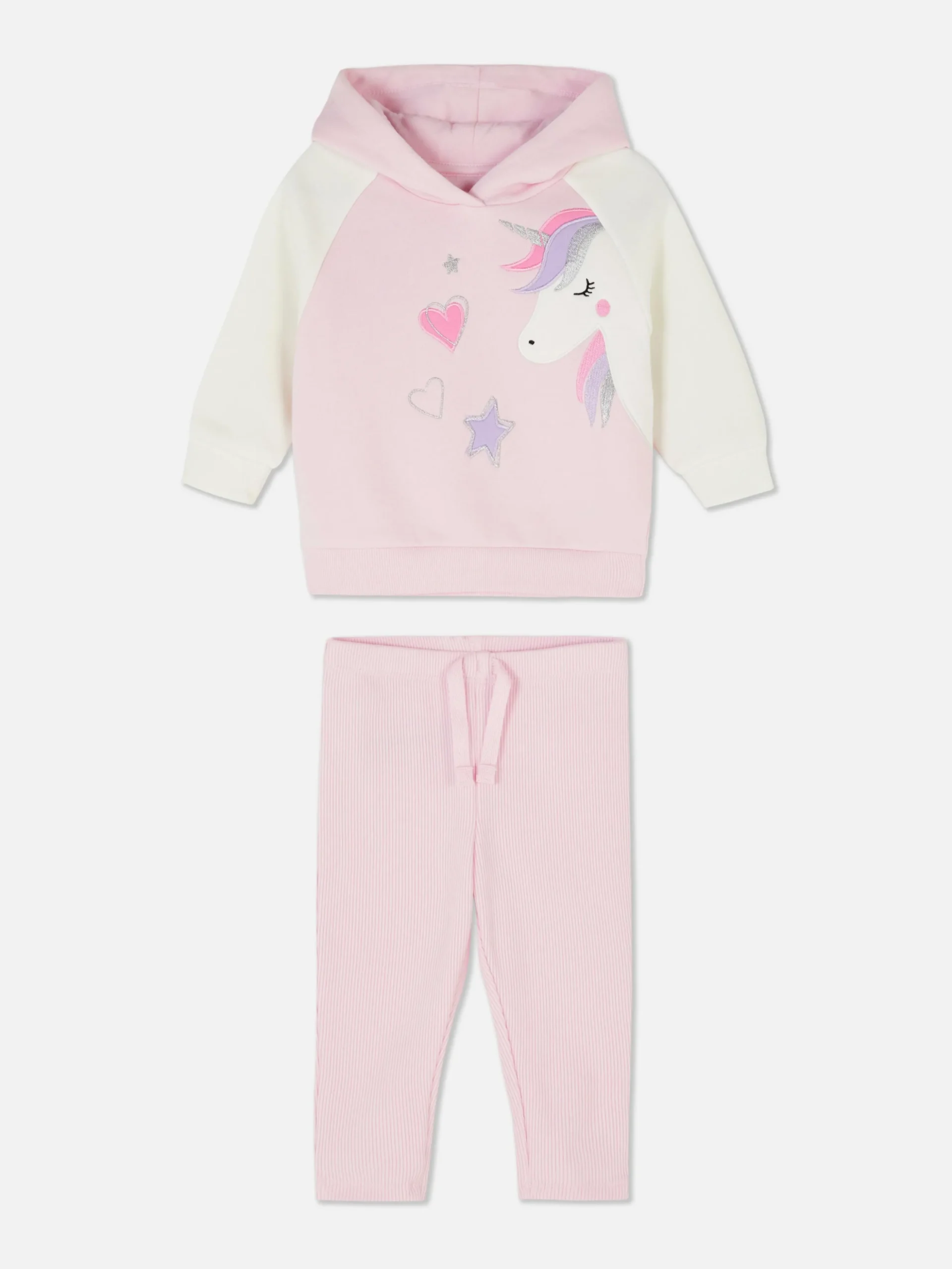 Ensemble Coordonné Sweat à Capuche Et Legging Licorne