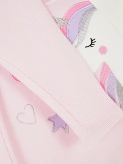 Ensemble Coordonné Sweat à Capuche Et Legging Licorne