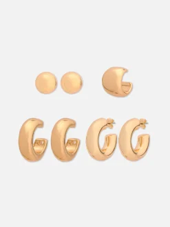 Ensemble Créoles Et Ear Cuffs