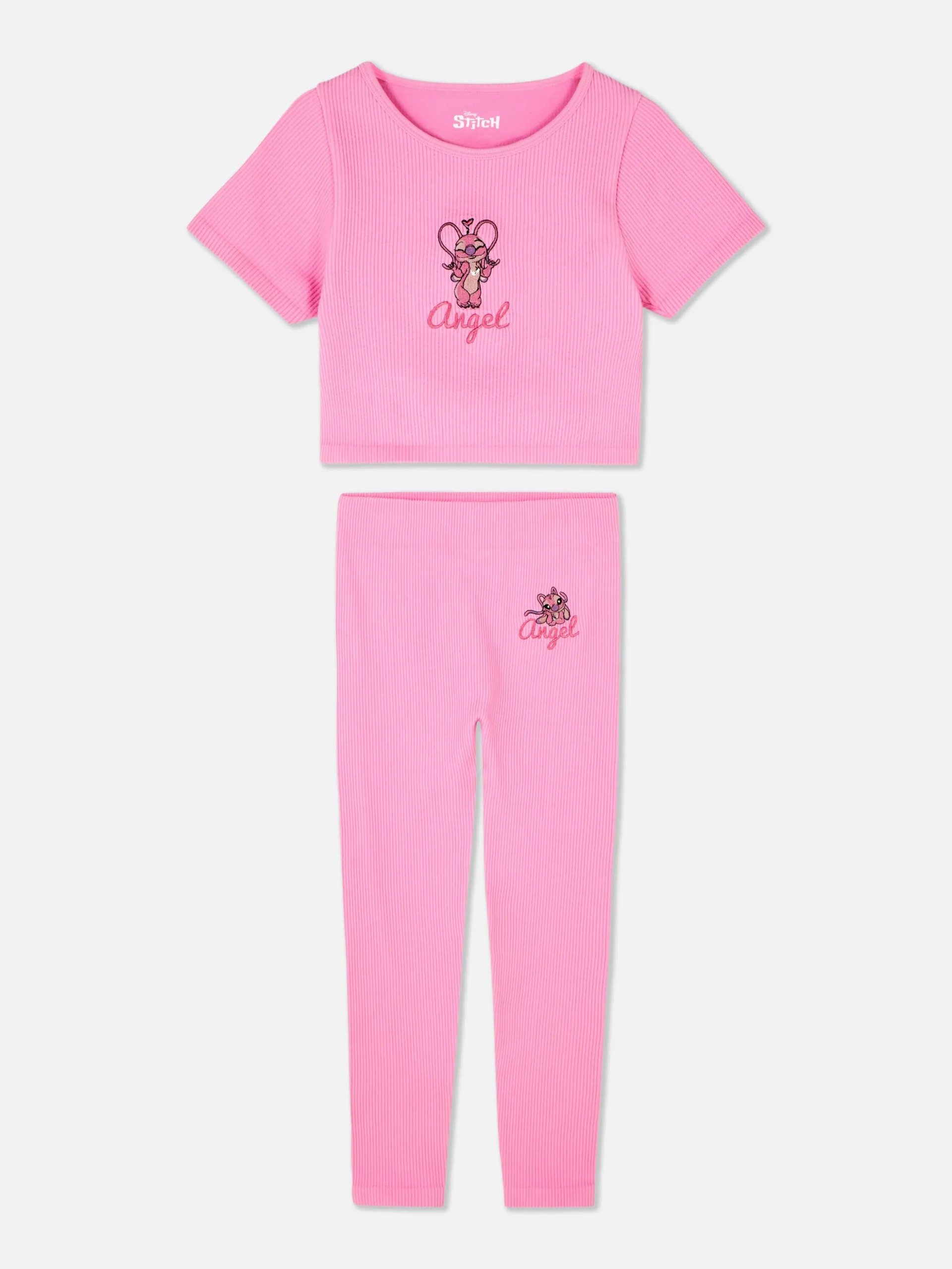Ensemble Décontracté Côtelé Disney Lilo & Stitch Angel