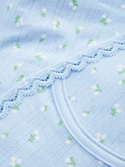 Ensemble De Lingerie En Pointelle Non Rembourré