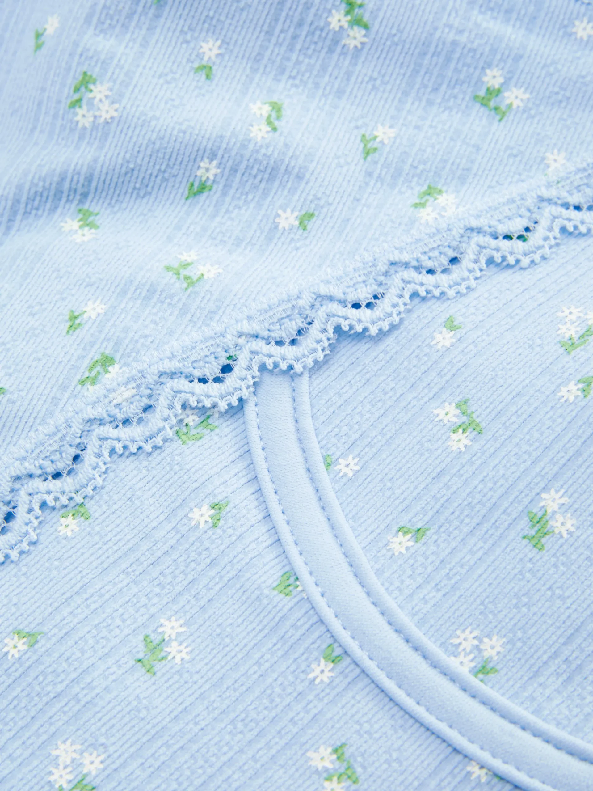 Ensemble De Lingerie En Pointelle Non Rembourré