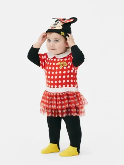 Ensemble Grenouillère Et Bonnet Disney Minnie Mouse