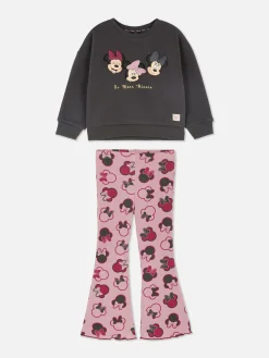 Ensemble Haut à Col Ras-du-cou Et Legging Disney Minnie Mouse