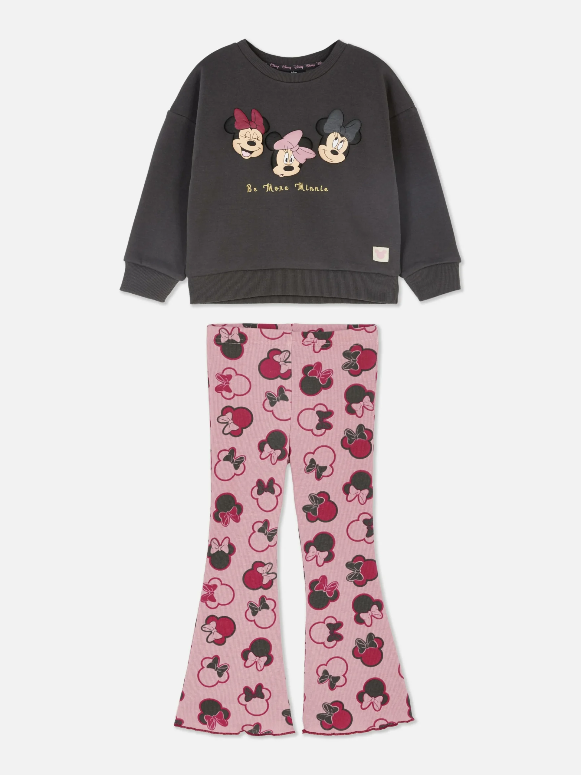 Ensemble Haut à Col Ras-du-cou Et Legging Disney Minnie Mouse