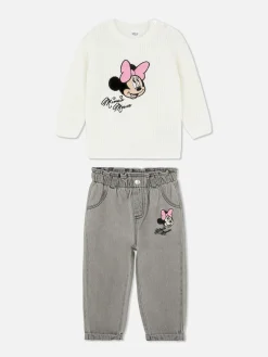 Ensemble Pull En Maille Et Jean Disney Minnie Mouse