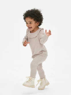 Ensemble Pull Tricoté Et Legging à Coordonner