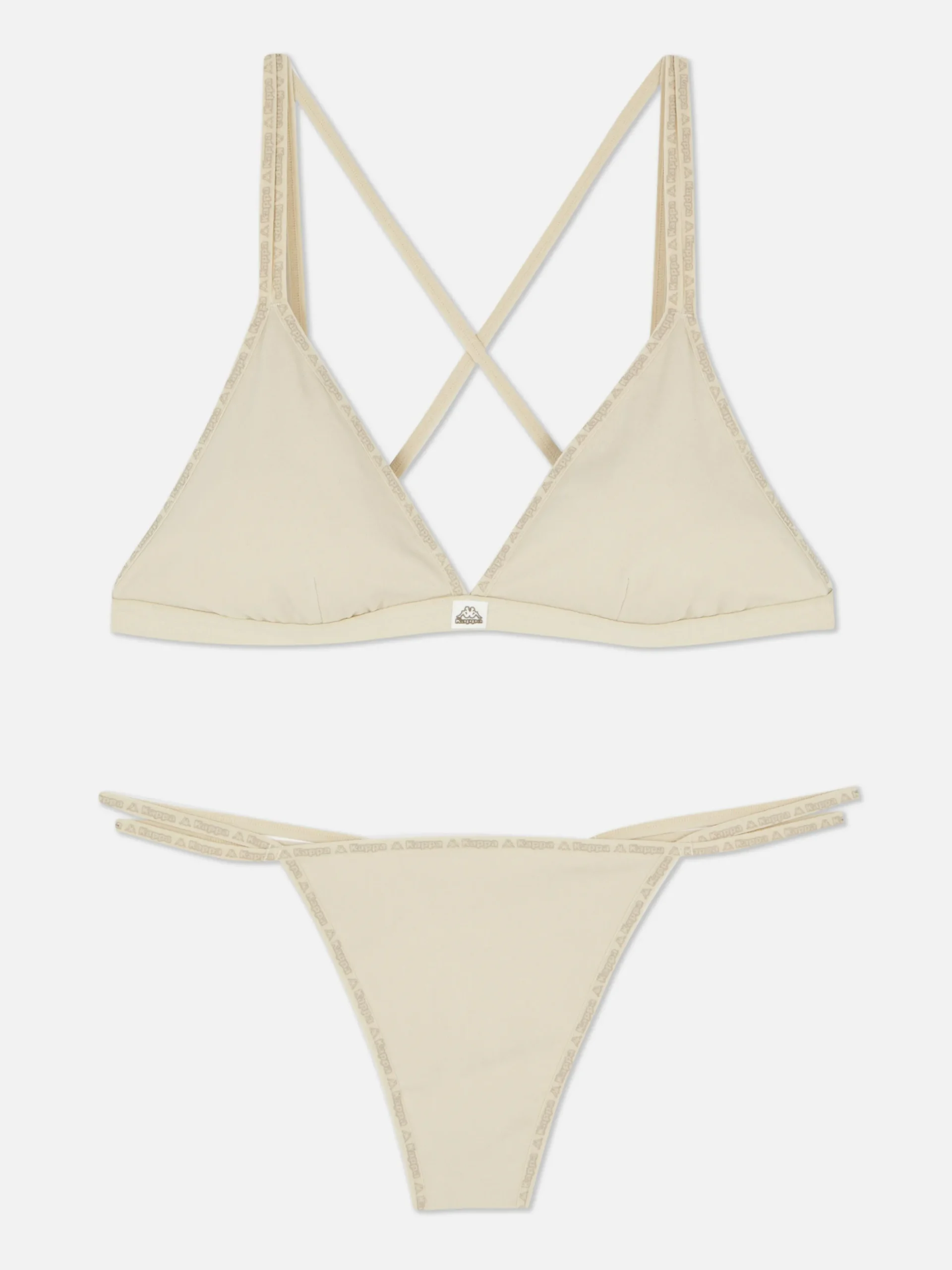 Ensemble Sans Coutures Brassière Triangle Et String Kappa X Primark