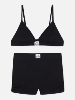 Ensemble Sans Coutures Brassière Triangle Et Short Kappa X Primark