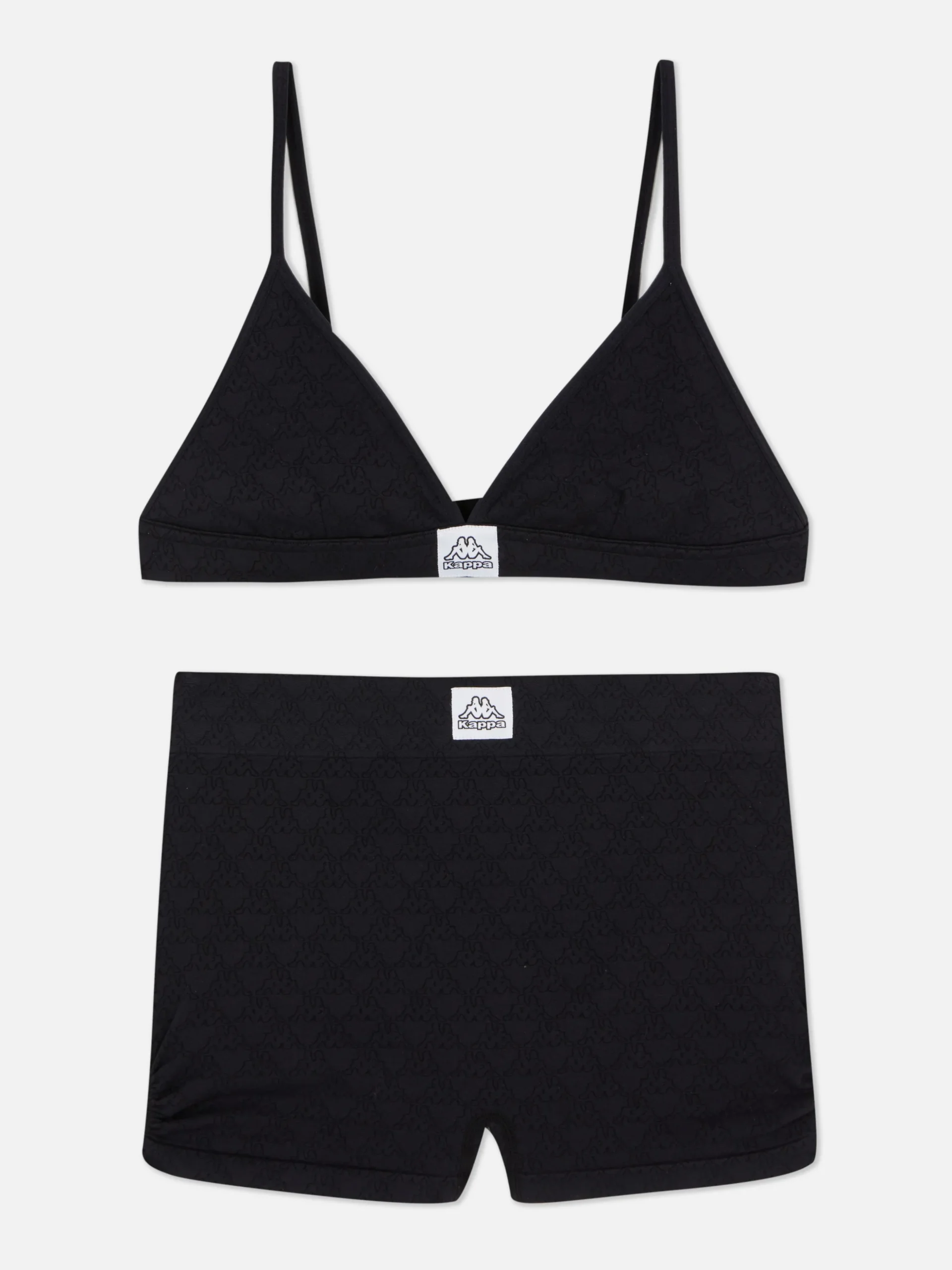 Ensemble Sans Coutures Brassière Triangle Et Short Kappa X Primark