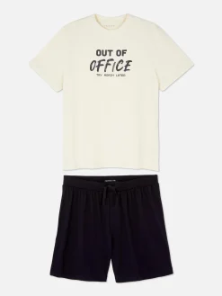 Ensemble Short Et T-shirt De Pyjama