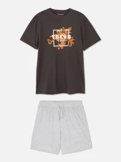 Ensemble Short Et T-shirt De Pyjama