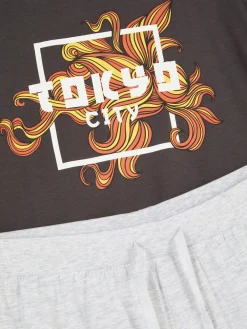 Ensemble Short Et T-shirt De Pyjama