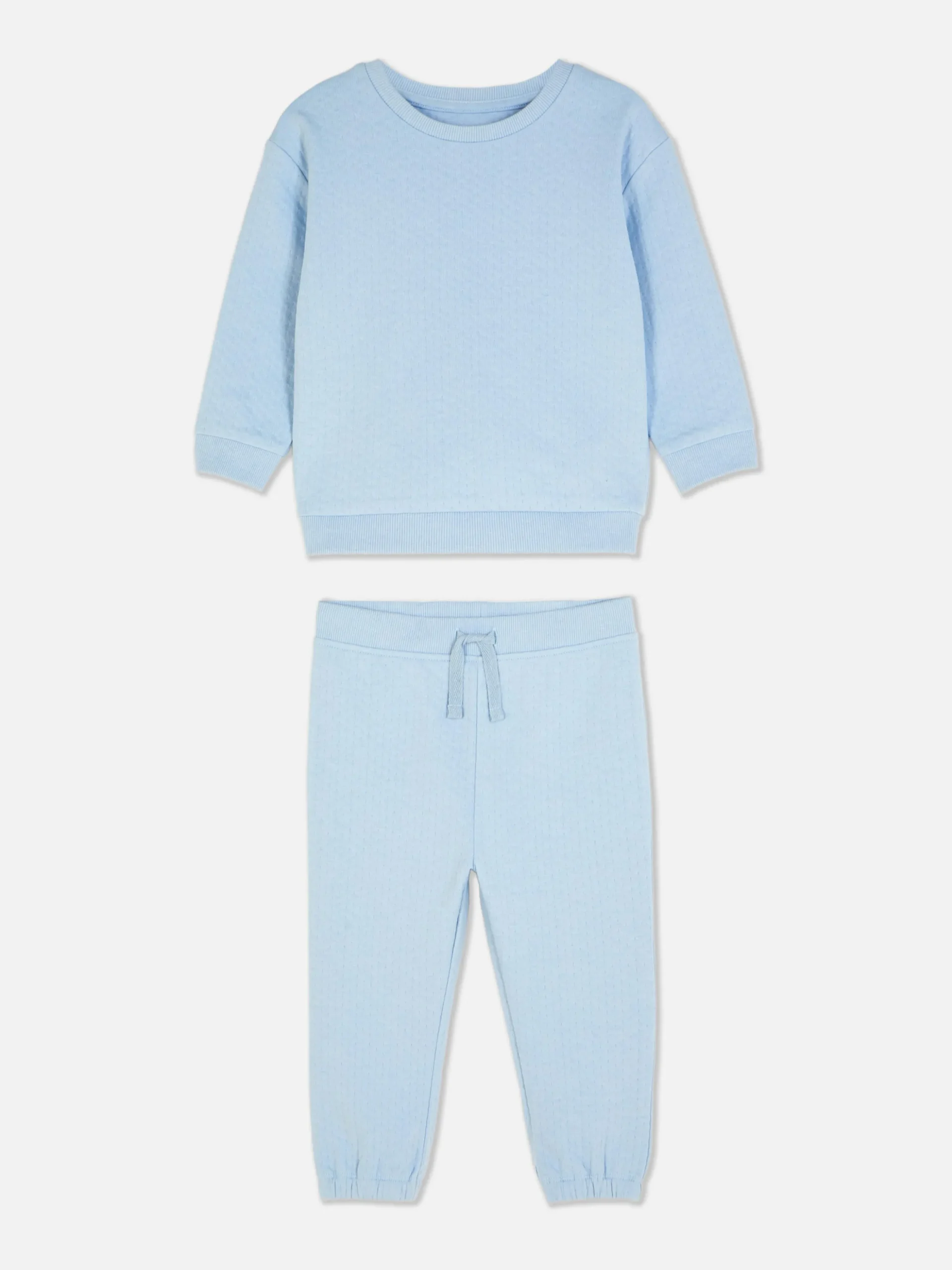 Ensemble Sweat-shirt Et Bas De Jogging Texturé