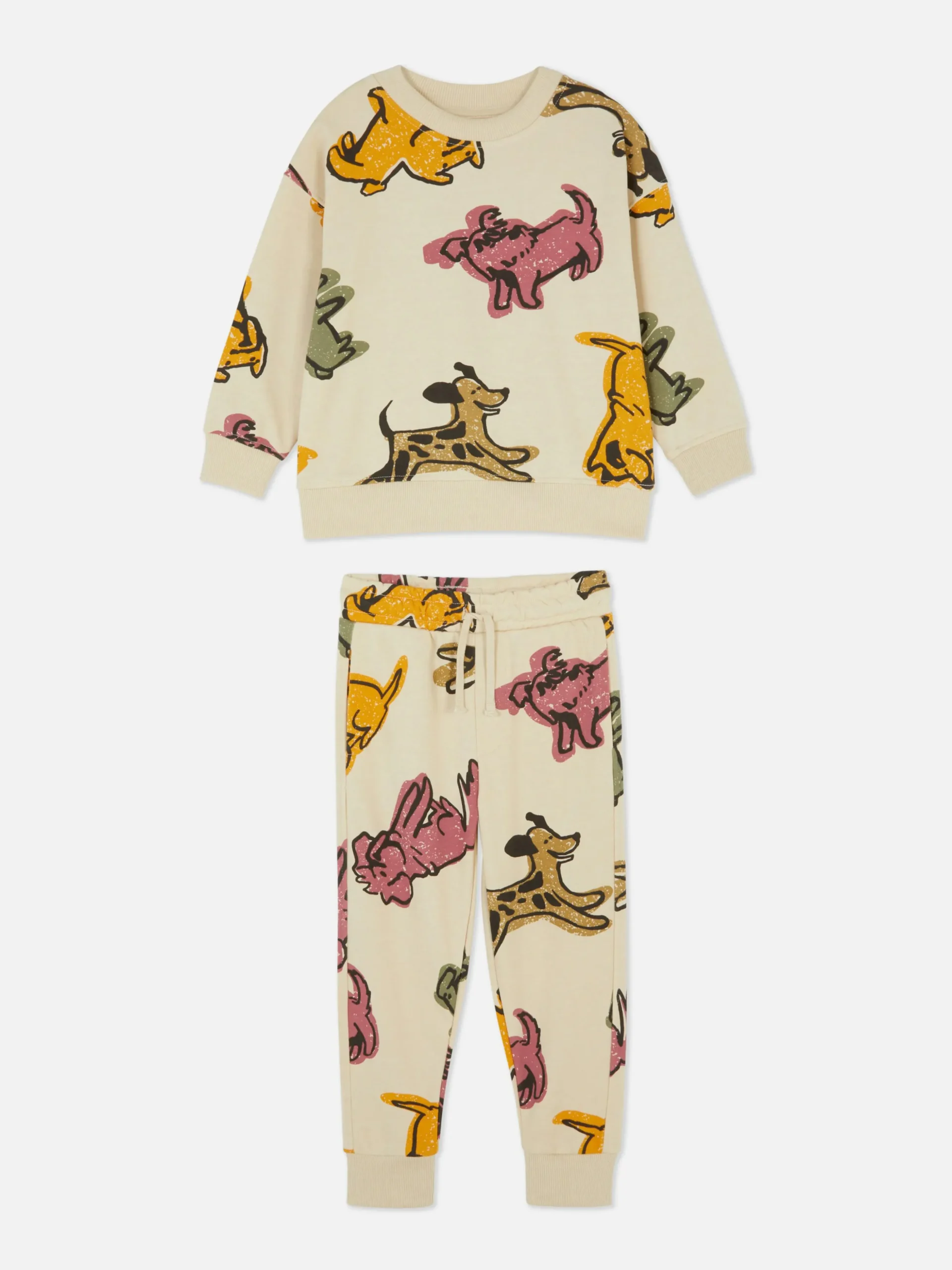 Ensemble Sweat-shirt Graphique Et Bas De Jogging Coordonné