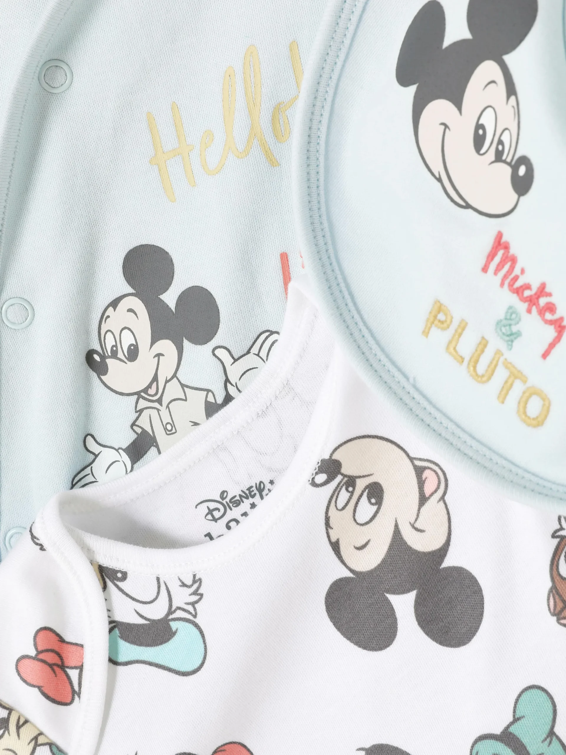 Ensemble Trois-pièces Pour Bébé Disney Mickey Mouse & Friends