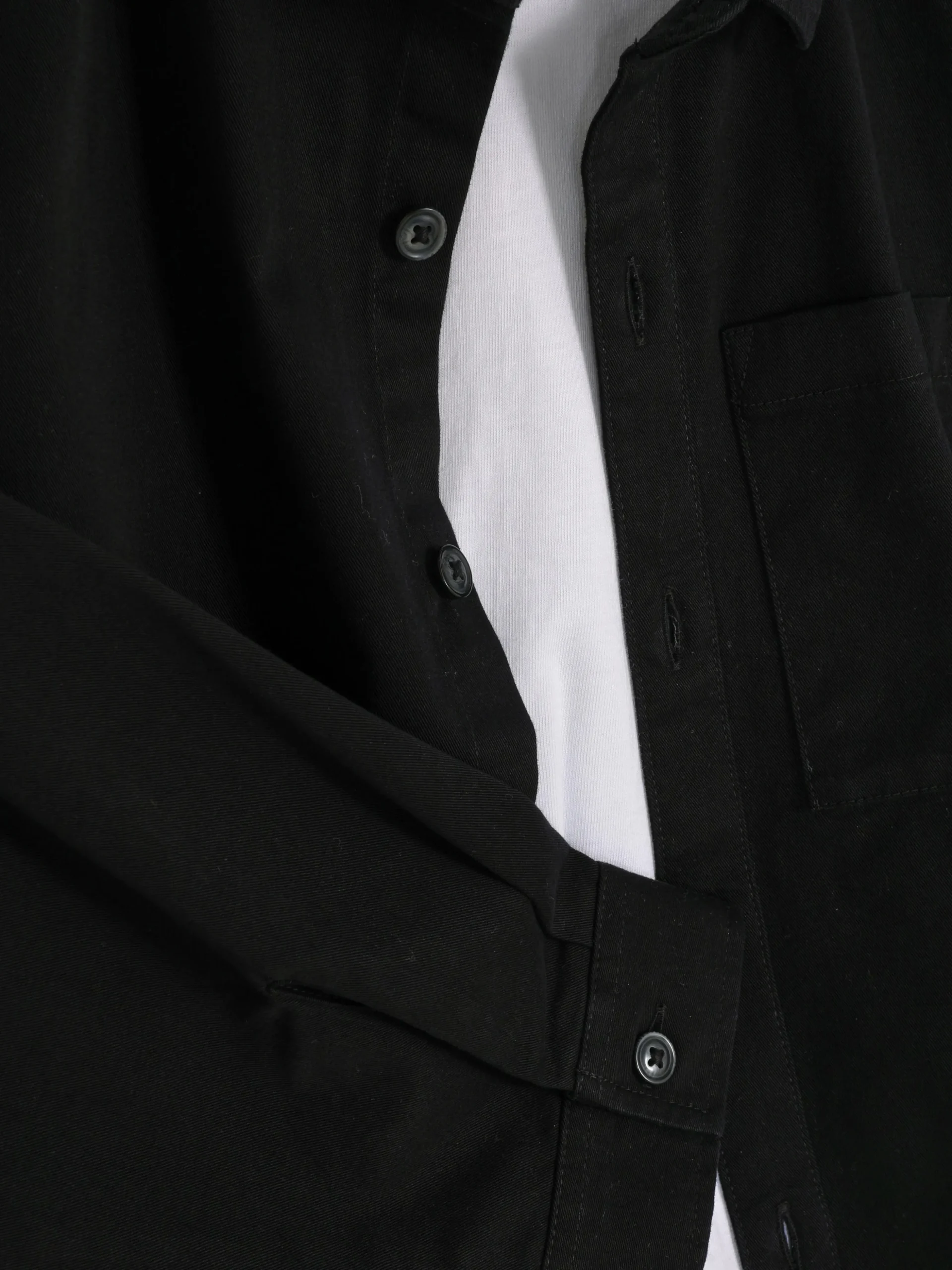 Ensemble T-shirt Et Chemise à Manches Longues