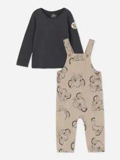 Ensemble T-shirt Et Salopette Disney Le Roi Lion