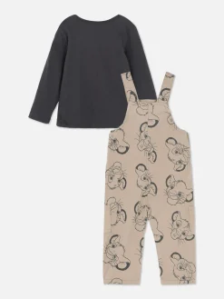 Ensemble T-shirt Et Salopette Disney Le Roi Lion