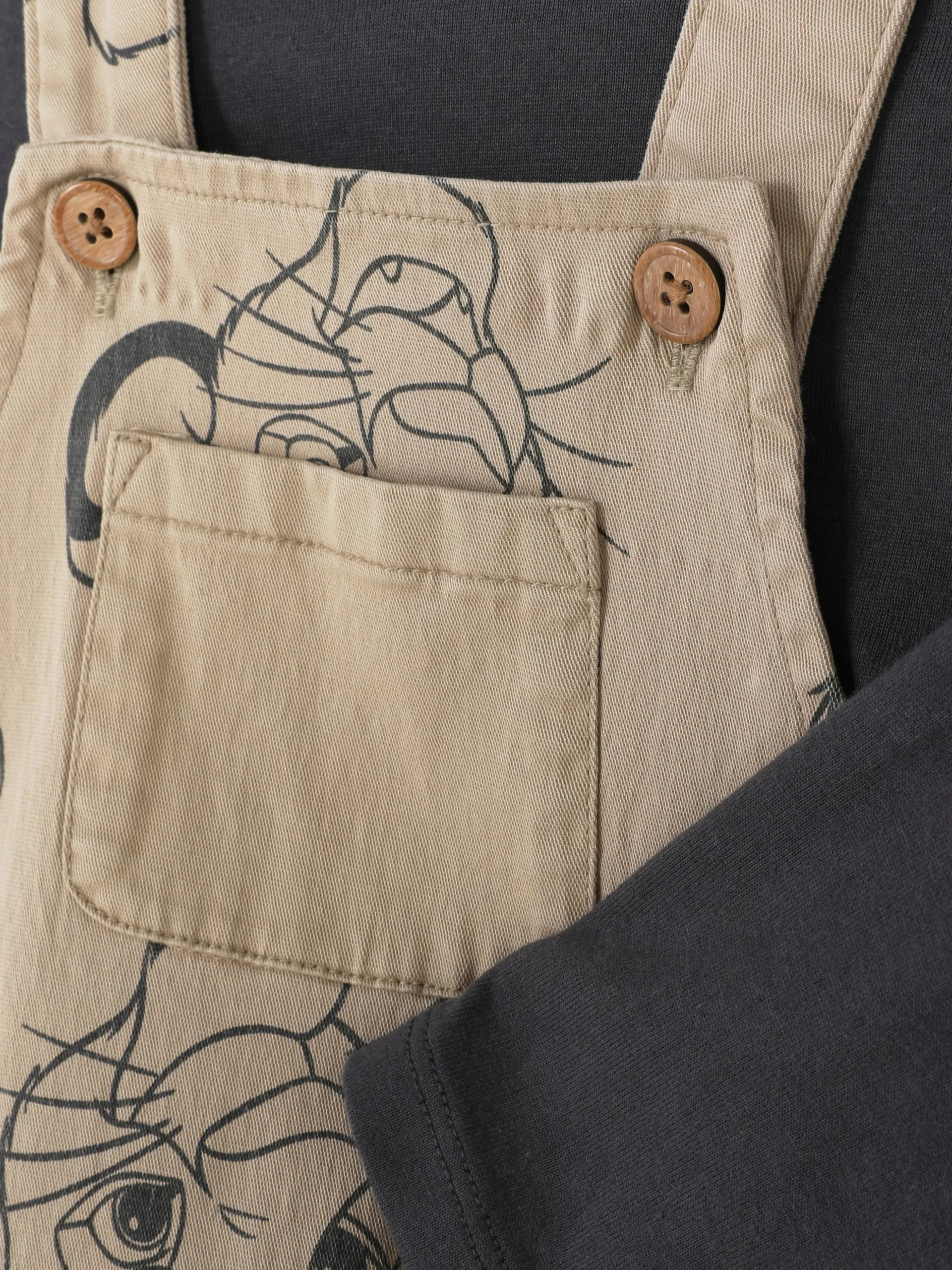 Ensemble T-shirt Et Salopette Disney Le Roi Lion