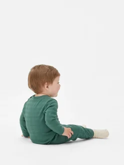 Ensemble T-shirt Texturé Et Pantalon Cargo