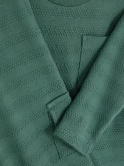 Ensemble T-shirt Texturé Et Pantalon Cargo