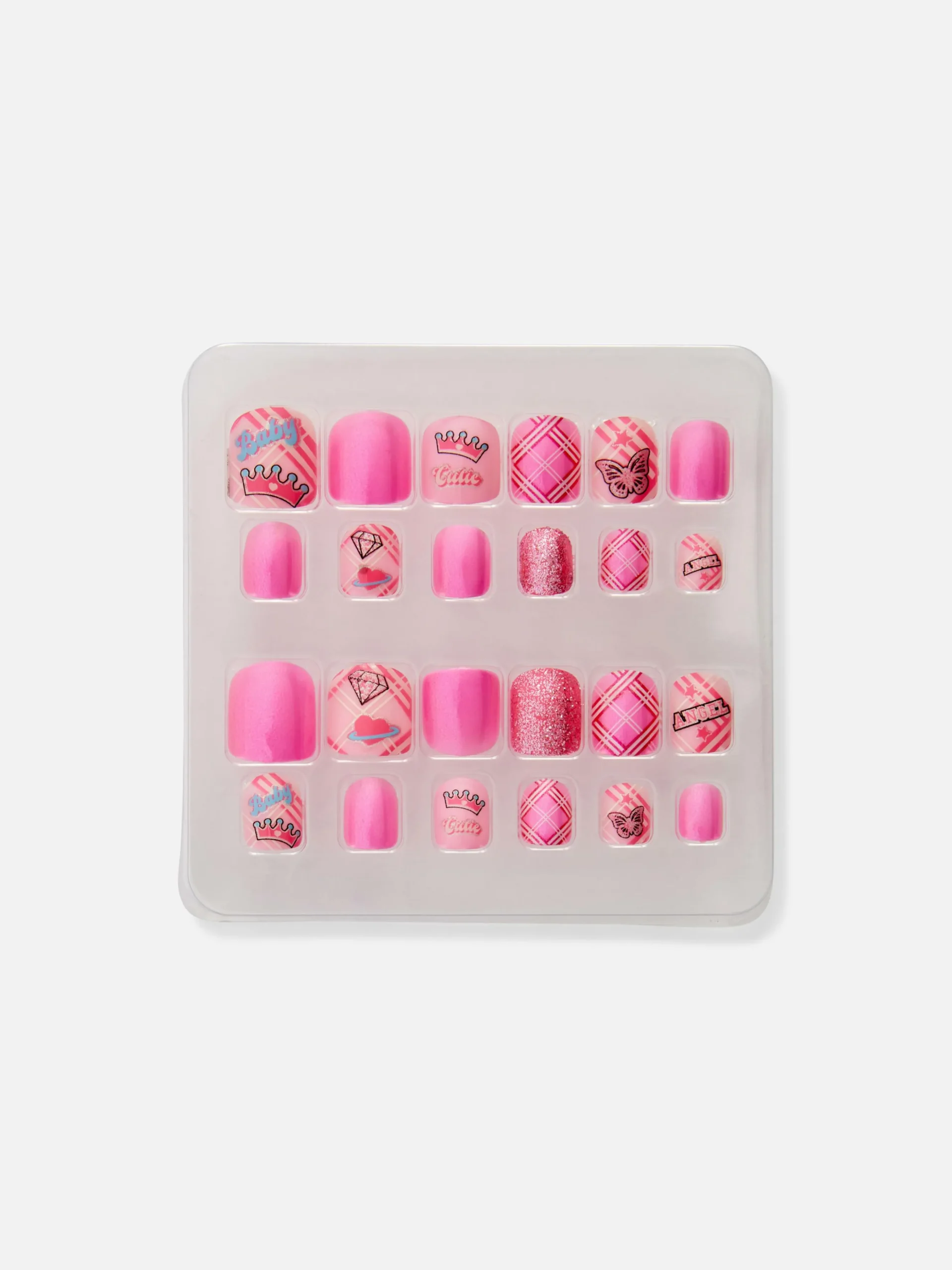 Faux Ongles Autocollants à Motifs PS... Mini