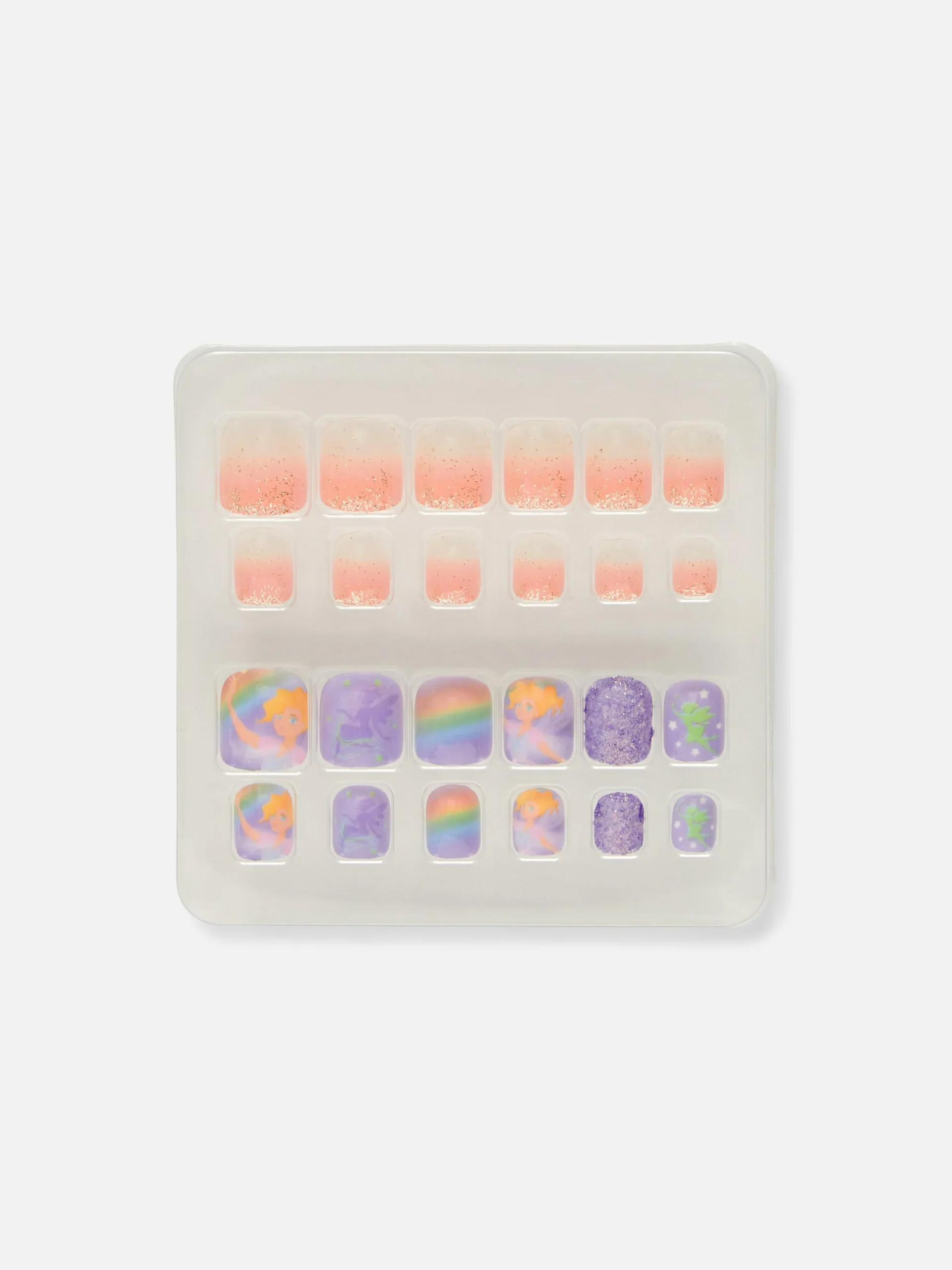 Faux Ongles Autocollants à Motifs Fées