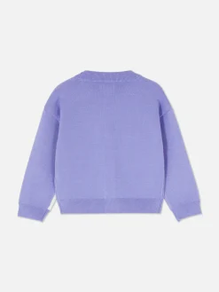 Gilet à Col En V Et Motif Licorne