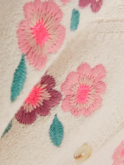 Gilet à Fleurs Brodées