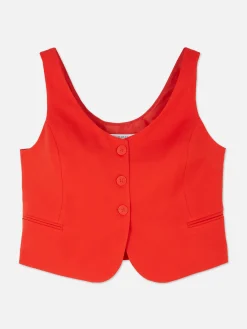 Gilet De Costume à Encolure Décolletée