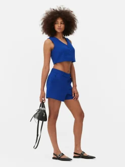 Gilet De Costume Court à Boutonnage Simple