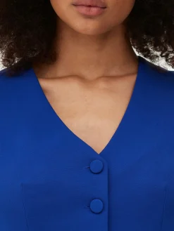 Gilet De Costume Court à Boutonnage Simple