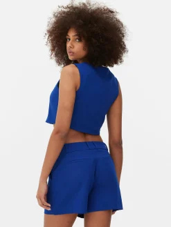 Gilet De Costume Court à Boutonnage Simple