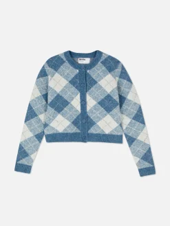 Gilet En Maille à Losanges à Coordonner Rita Ora