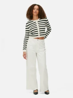 Gilet En Maille Boutonné