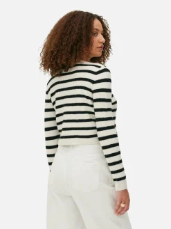 Gilet En Maille Boutonné