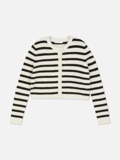 Gilet En Maille Boutonné