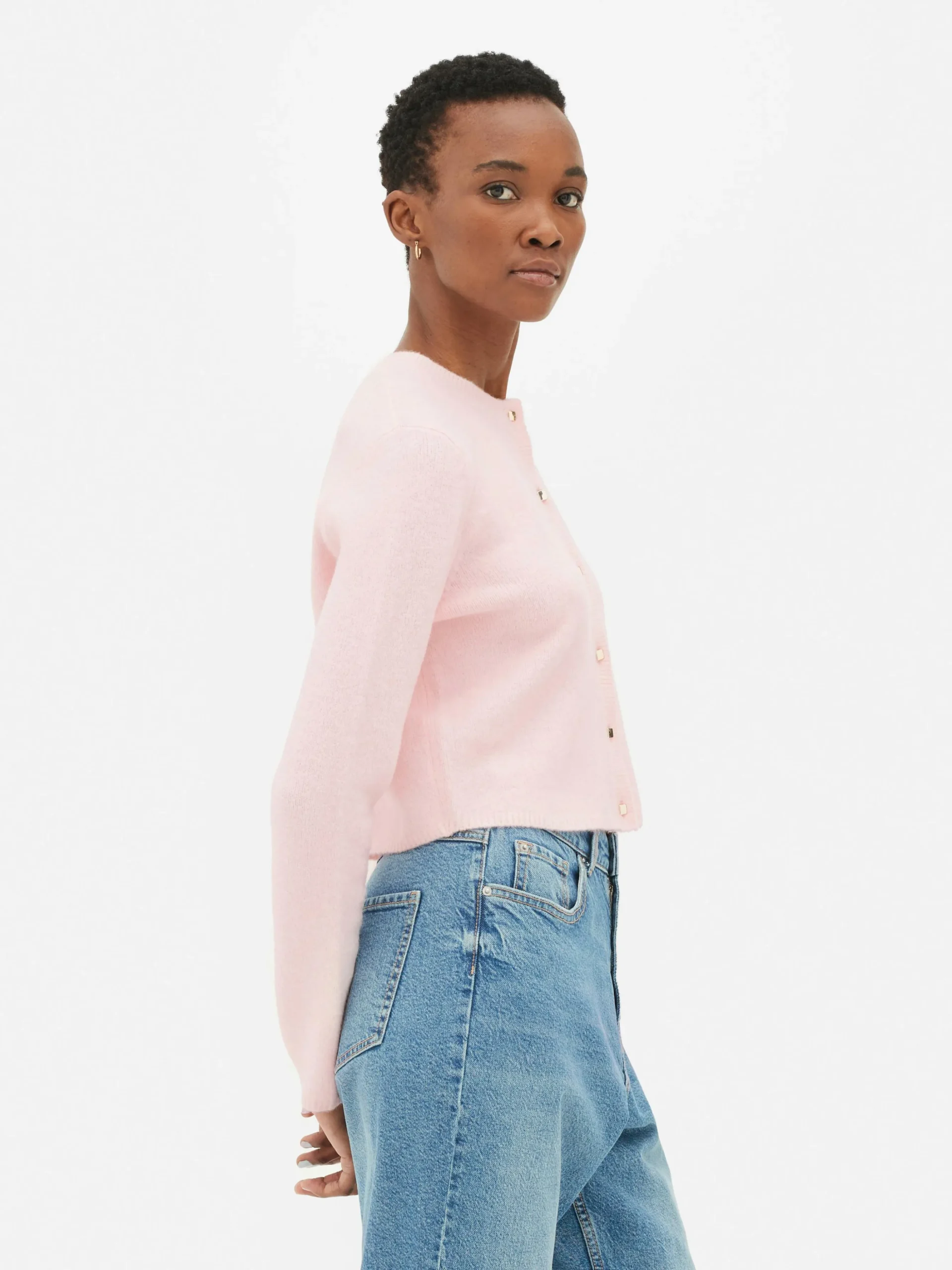 Gilet En Maille Boutonné