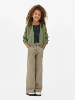 Gilet En Pointelle à Col En V