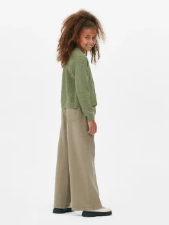 Gilet En Pointelle à Col En V