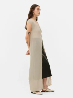 Gilet Long Sans Manches